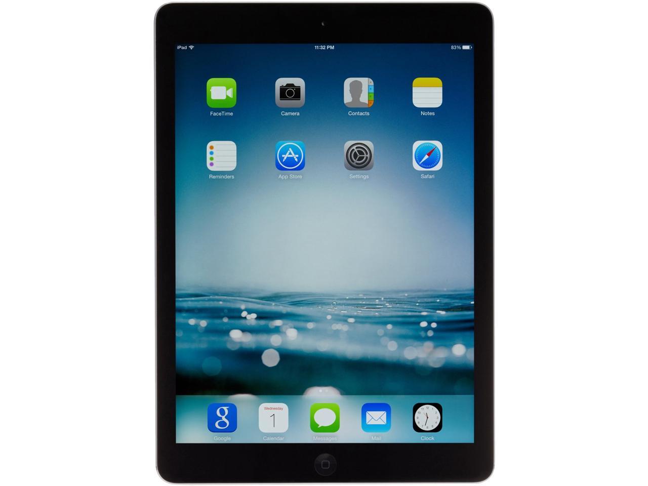 Apple iPad Air MD785LL/A (16GB, Wi-FI, Black with Space Gray)
